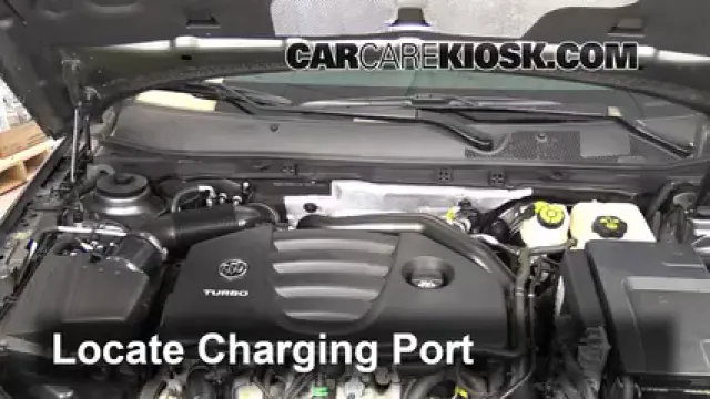 2011 Buick Regal CXL 2.0L 4 Cyl. Turbo FlexFuel Climatisation Ajouter du réfrigérant